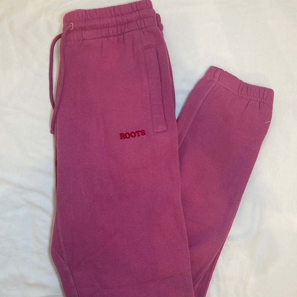 NEW Roots One Sweatpants Pink - Picture 2 of 2